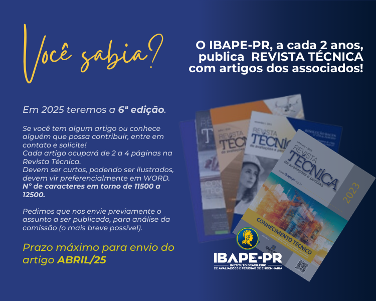 6ª REVISTA TÉCNICA DO IBAPE-PR