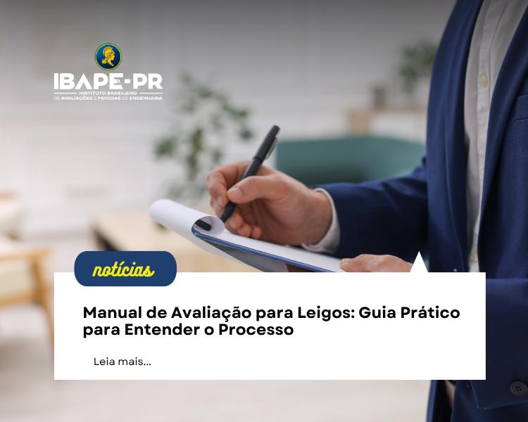 CARTILHA - MANUAL DE AVALIAÇÃO PARA LEIGOS